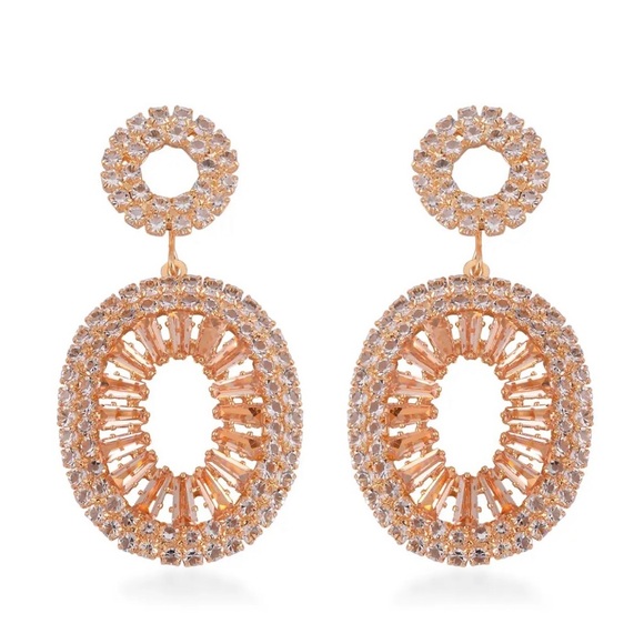 🩷✨ Stunning Pink Australian Crystal Earrings ✨🩷 - Picture 3 of 5